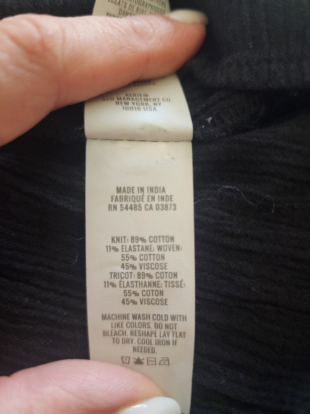 Aerie Black Scoop Neck Midi Dress - Picture 3 of 4